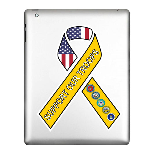 Support Our Troops Military USA Decal Sticker