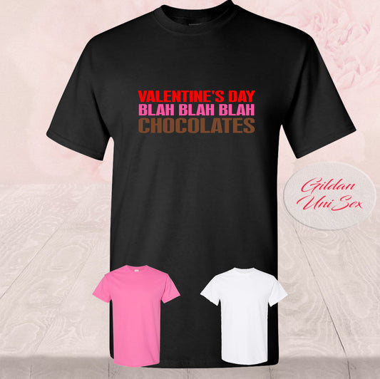 Valentine's Day Blah Blah Chocolates, Tank Tops