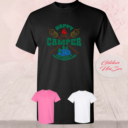 Happy Camper toasted Marshmallows, Shirts