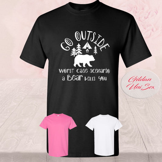 Go Outside, Worse Case A Bear, Shirts