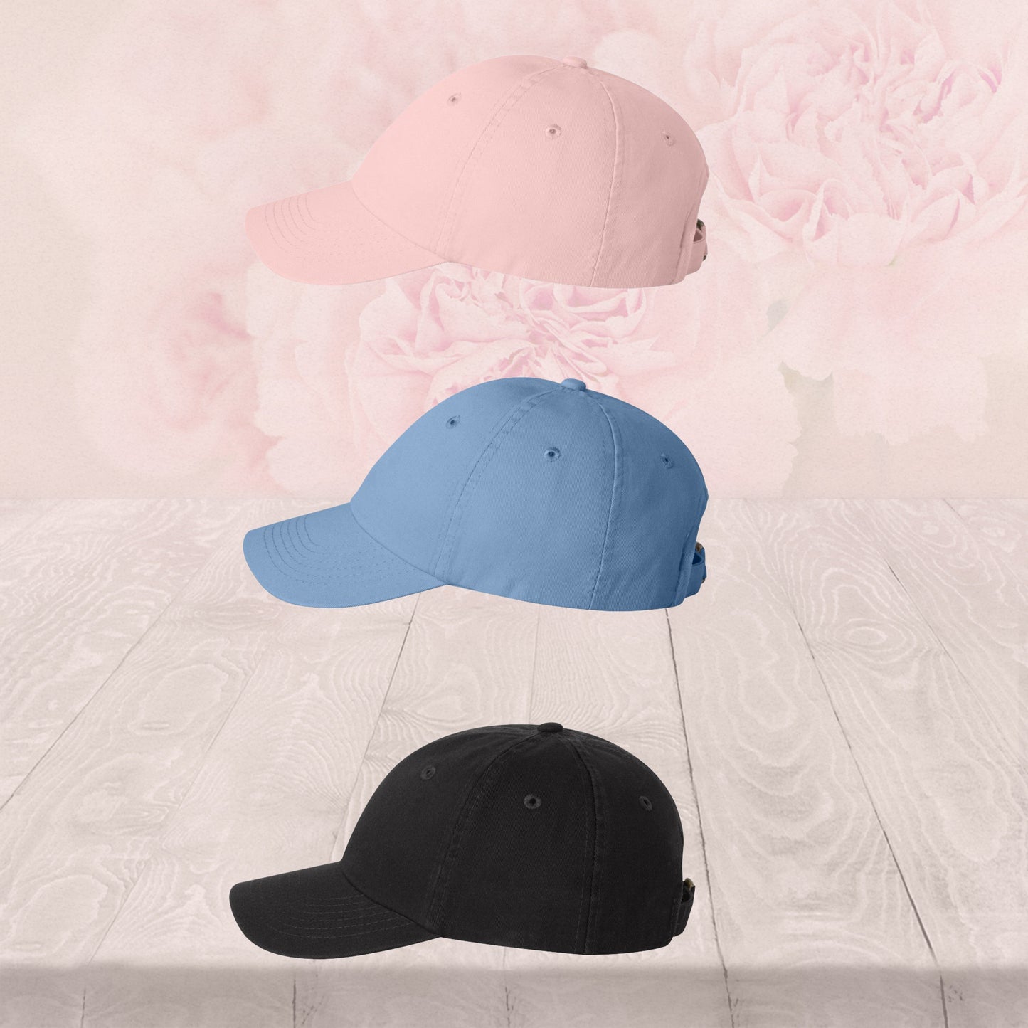 Embroidered "Love", Youth Dad Hat, Adjustable Unstructured Cap