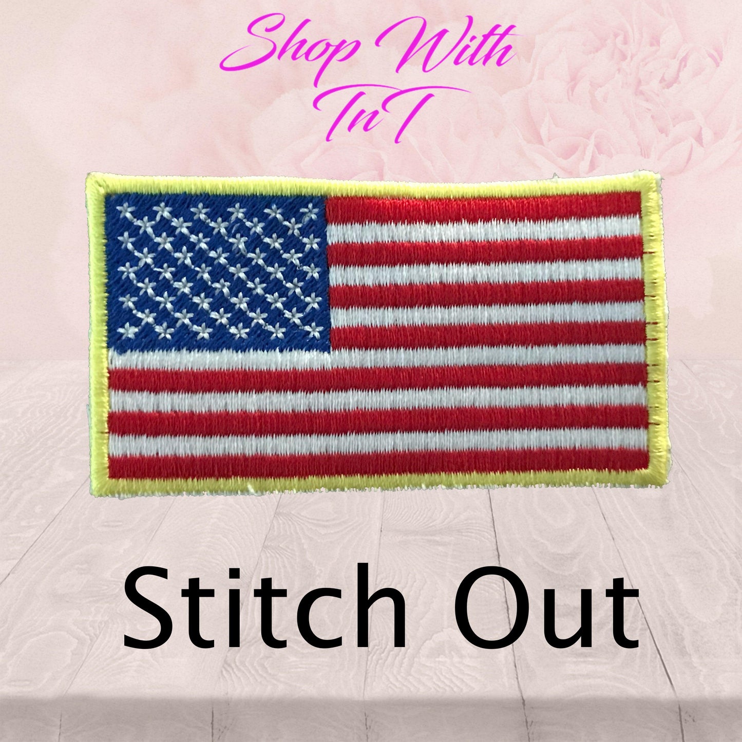 American Flag, USA, Embroidered, Iron On or Sew