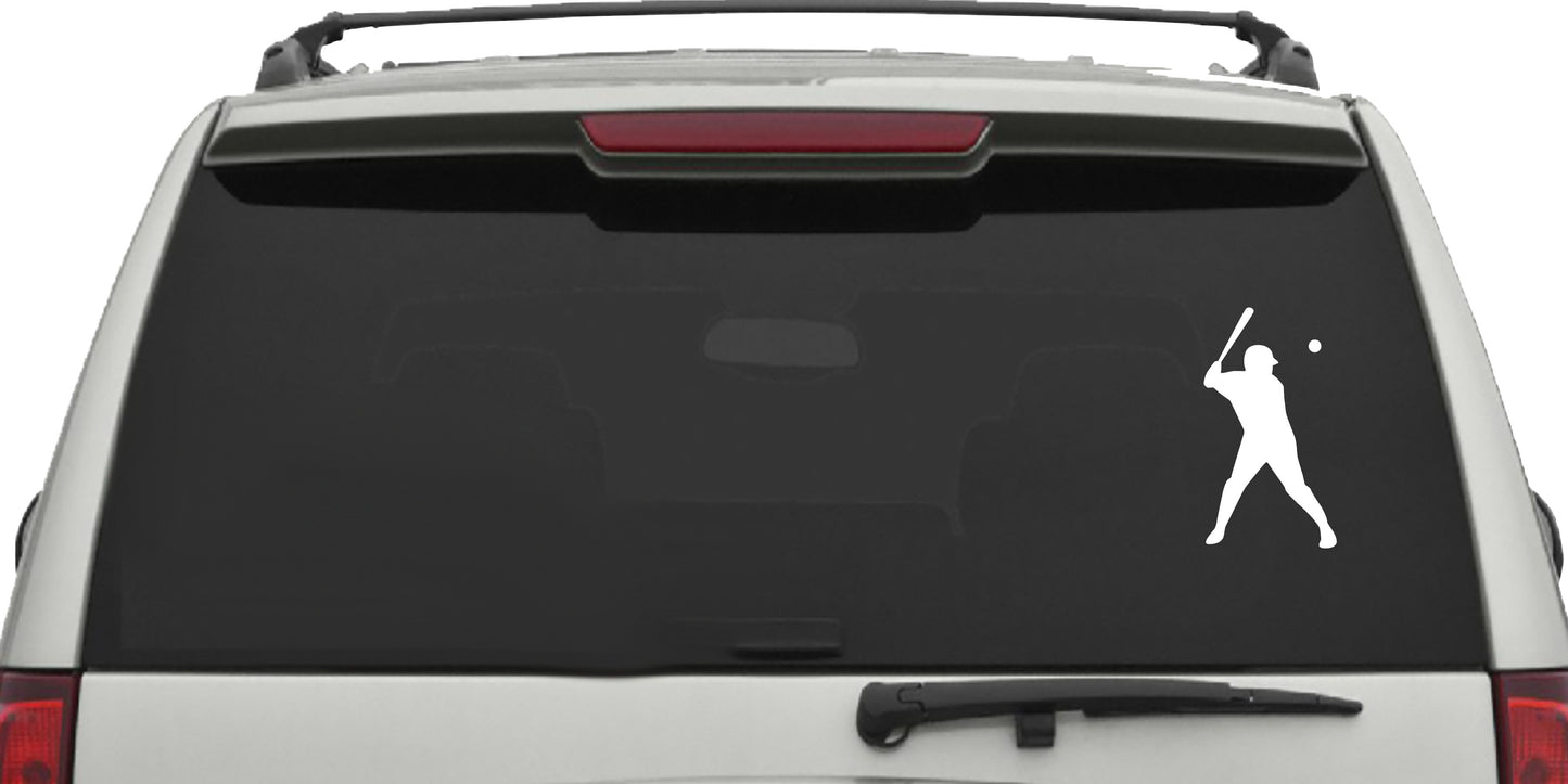 Baseball Batter swing, Sticker Decal