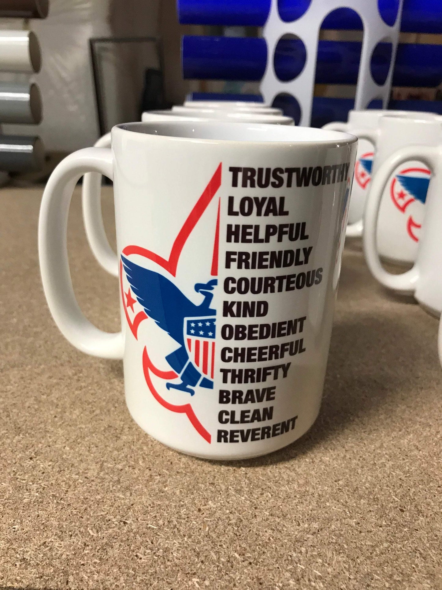 Boy Scouts of America | Scouts Law | fleur-de-lis | 15 oz Mug - Shop With TnT