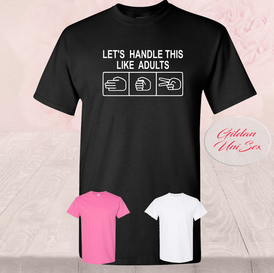 Adults Rock Paper Scissors Shirt