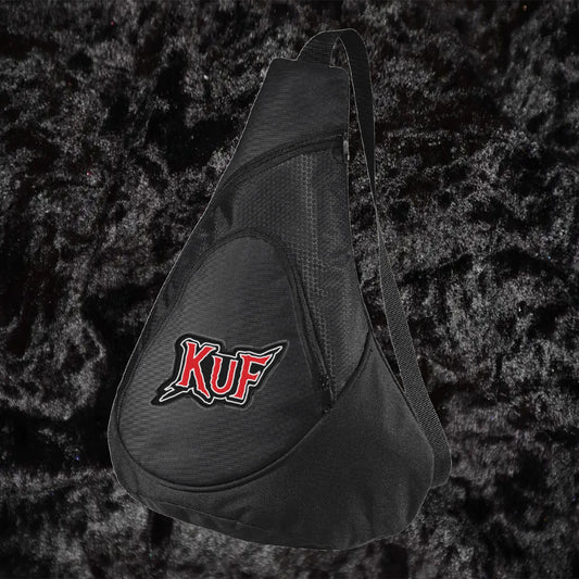 KuF Embroidered Logo Sling Bag