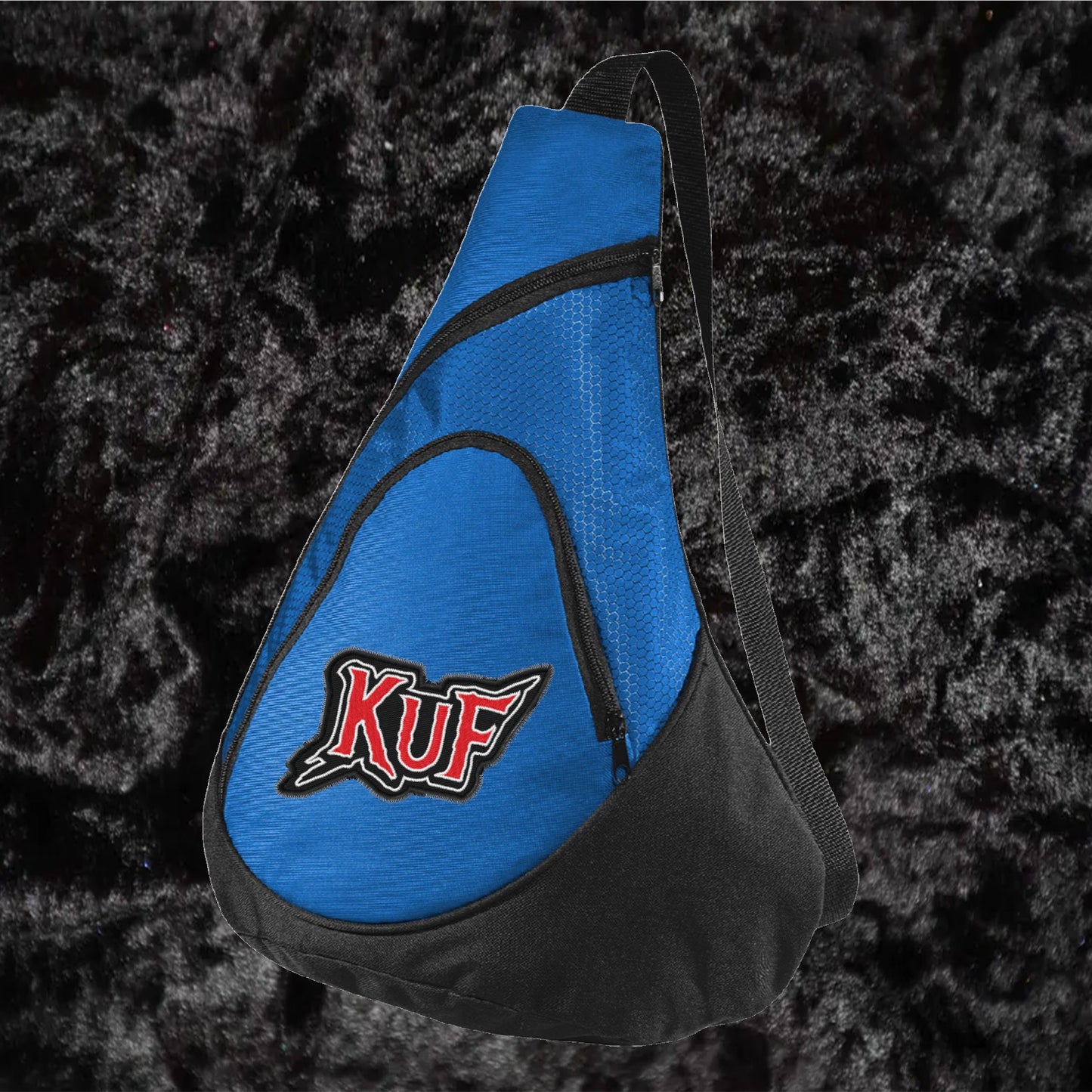 KuF Embroidered Logo Sling Bag