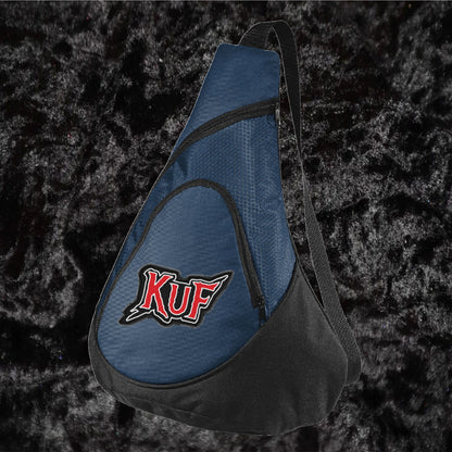 KuF Embroidered Logo Sling Bag