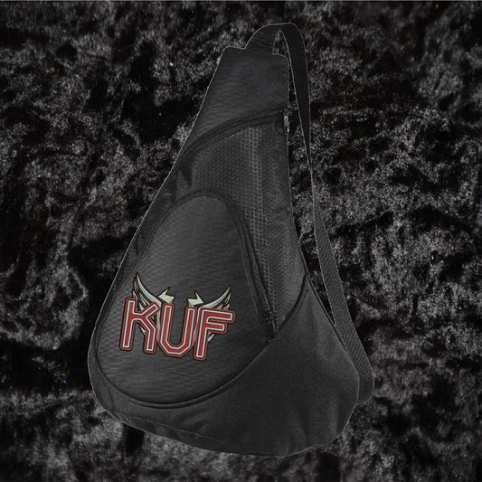 KuF Embroidered Logo Sling Bag