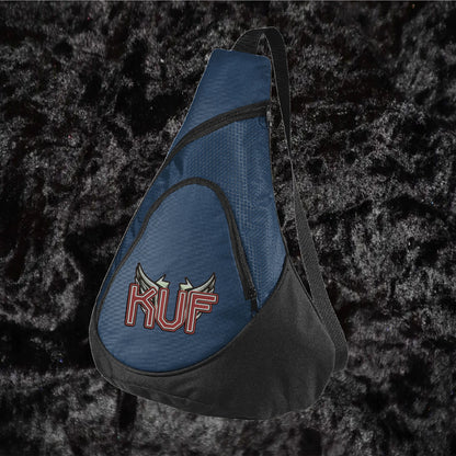 KuF Embroidered Logo Sling Bag