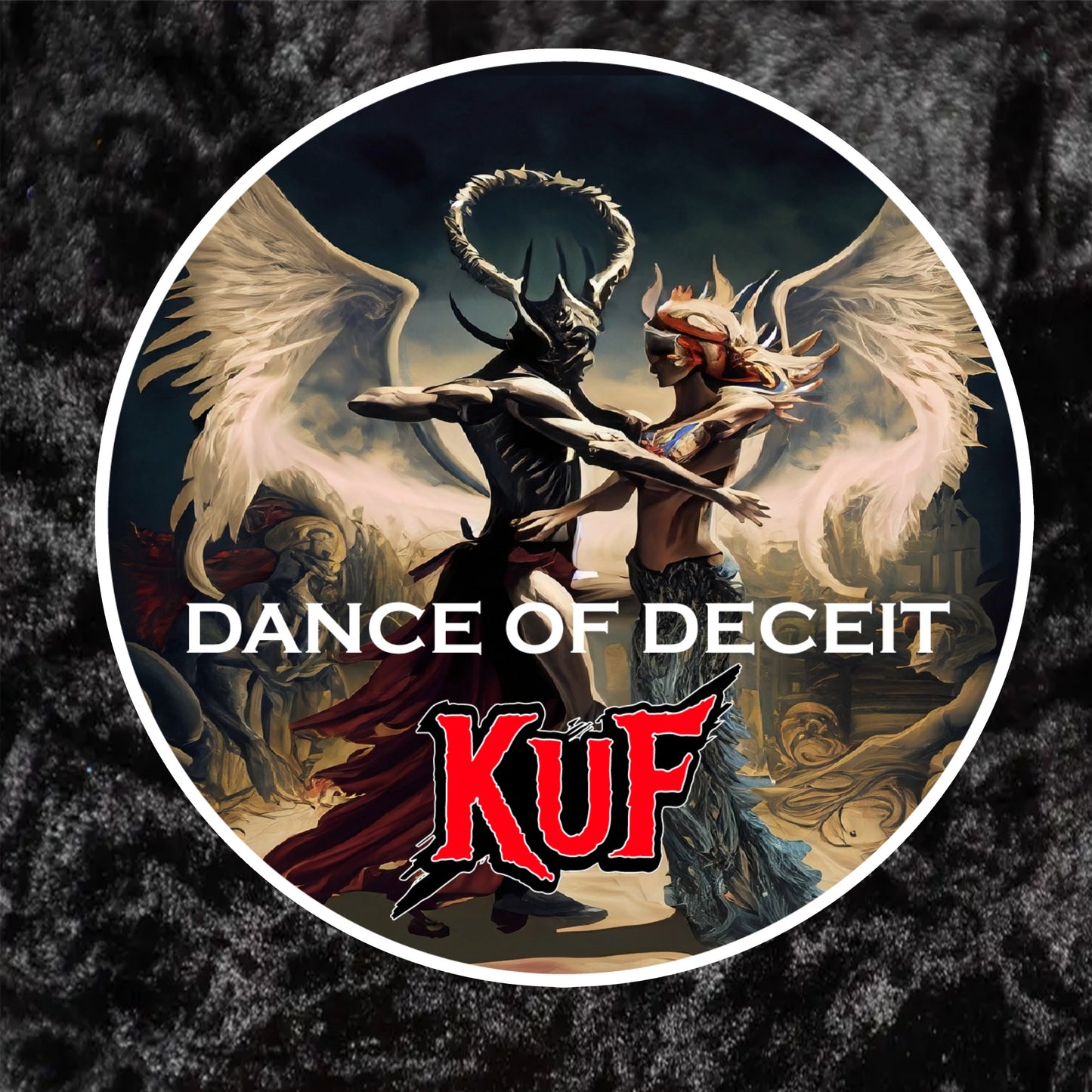 KuF Album Cover Sticker 4"x4"