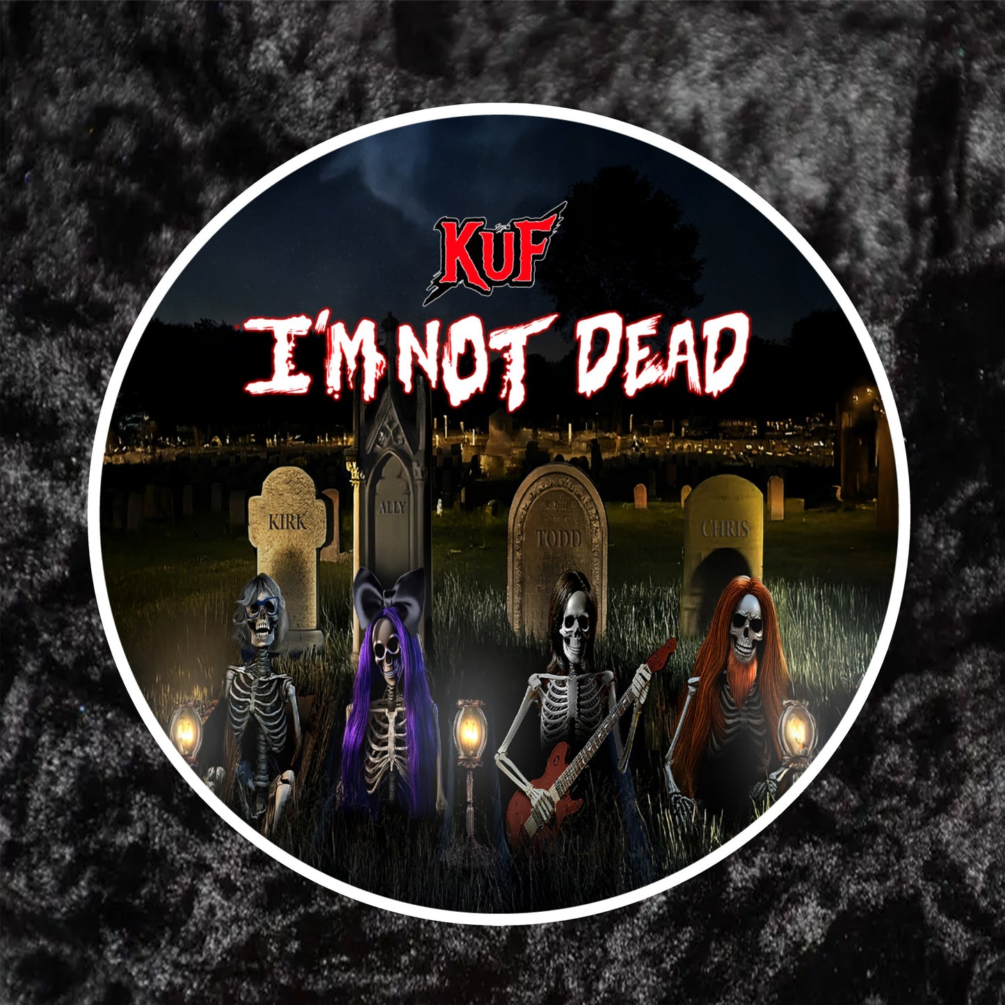 KuF Album Cover Sticker 4"x4"
