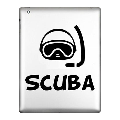 Scuba Diver Mask Vinyl Sticker