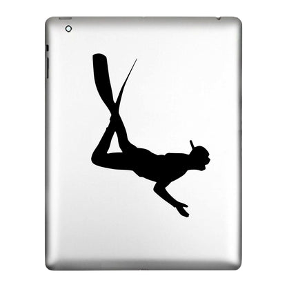Scuba Snorkeling Diver Vinyl Sticker