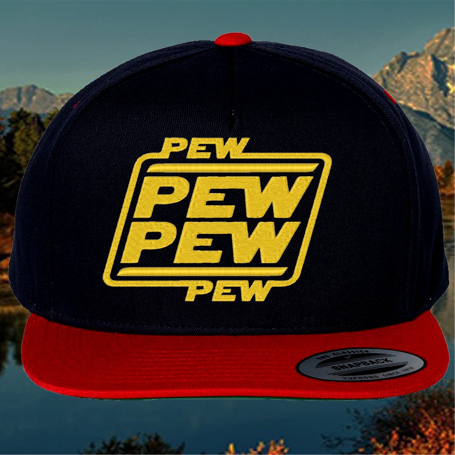 Pew Pew Pew Embroidered Hat