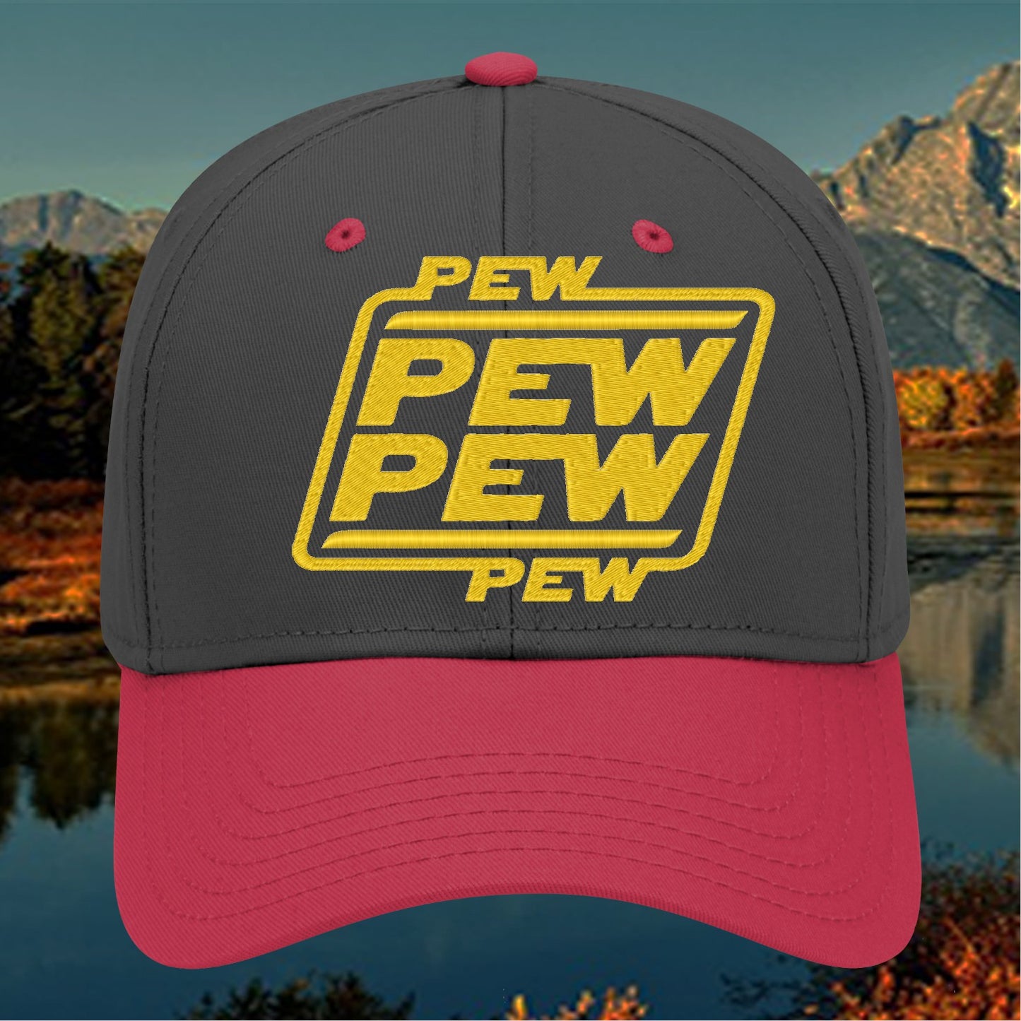Pew Pew Pew Embroidered Hat