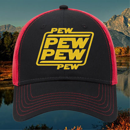 Pew Pew Pew Embroidered Hat