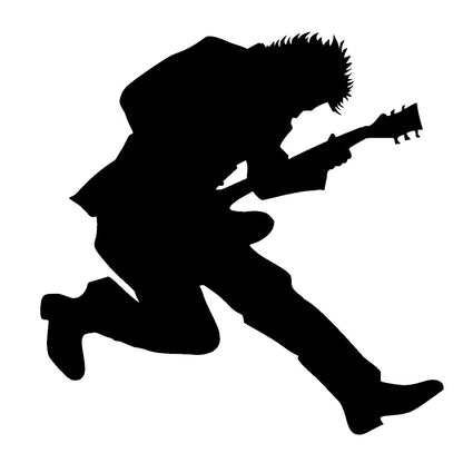 Rock Star, Guitar Player Sticker  Decal, In a Band, Guitar Player