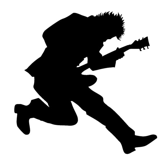 Rock Star, Guitar Player Sticker  Decal, In a Band, Guitar Player