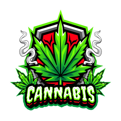 Cannabis Leaf Sticker