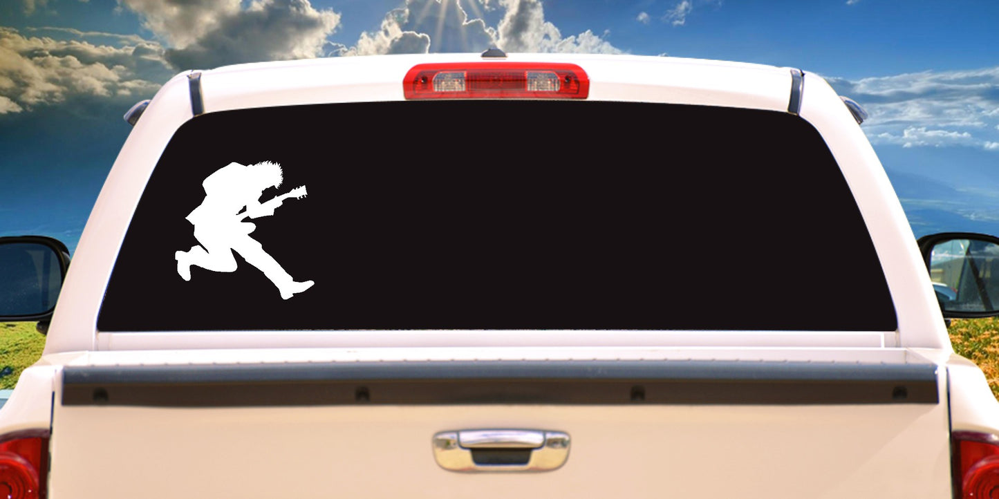 Rock Star, Guitar Player Sticker  Decal, In a Band, Guitar Player