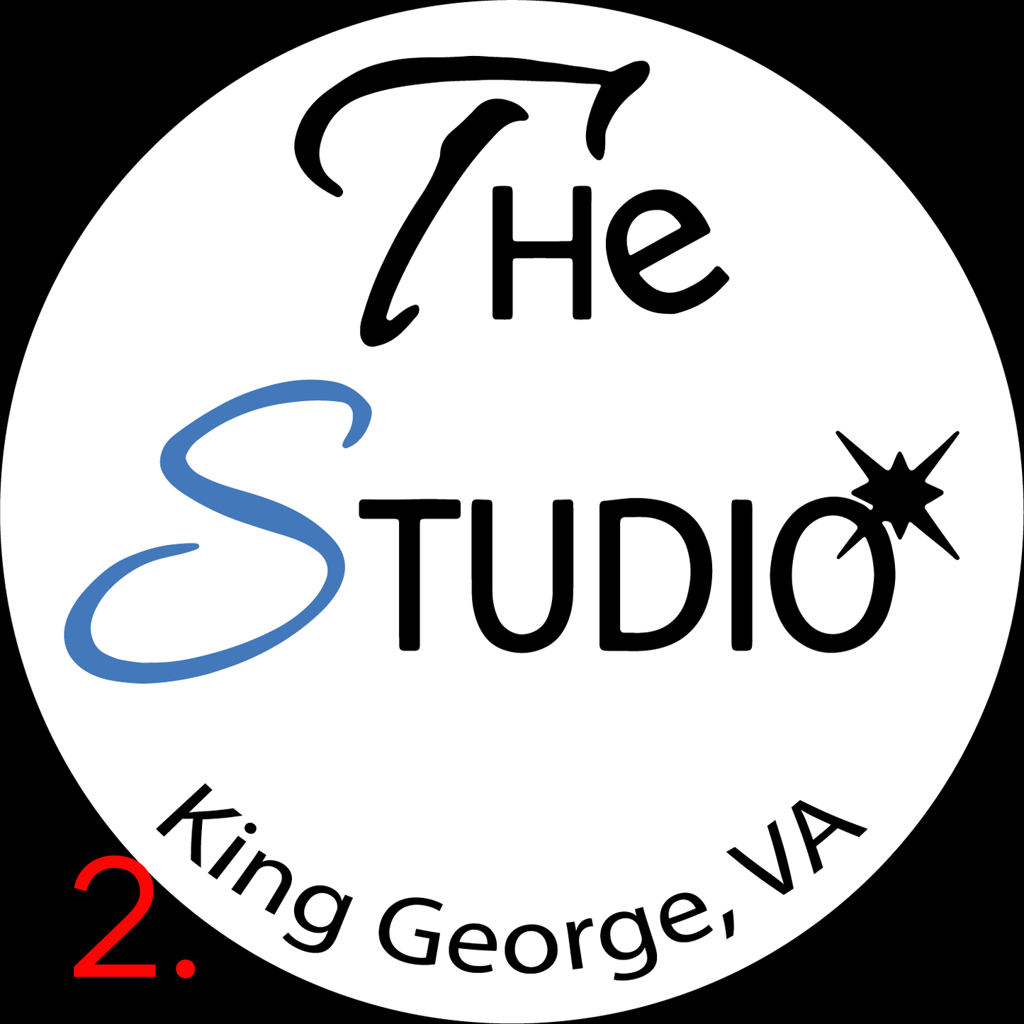 The Studio 5" & 3"  Stickers