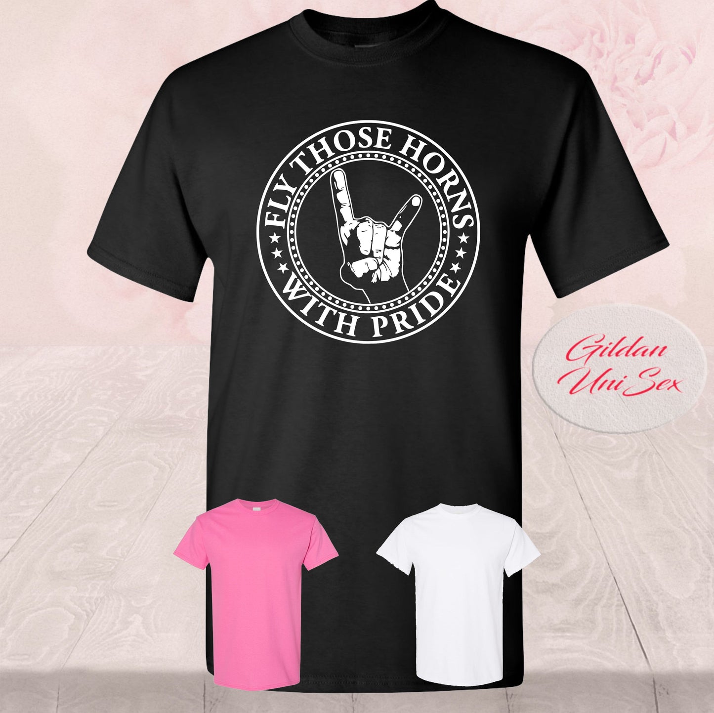 Heavy Metal Fly Those Horns With Pride, T Shirt