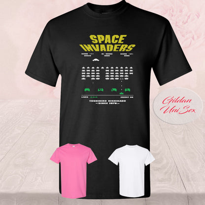 Classic Space Invaders Video Game, Shirts