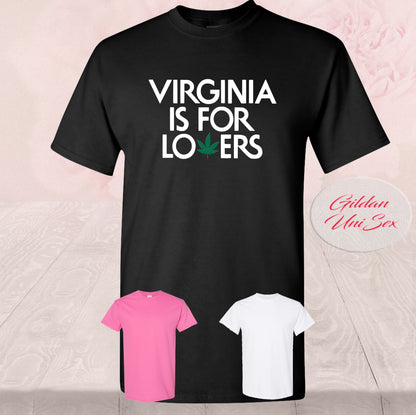 Virginia Is For Lovers, Weed Leaf, Shirts
