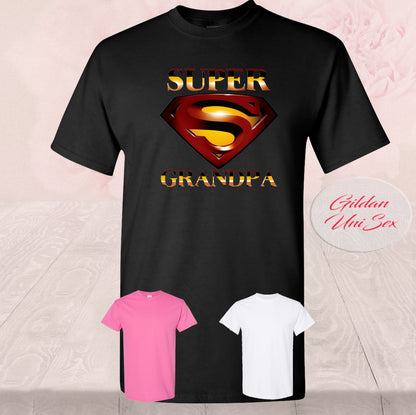 Super Grandpa Superman, T Shirts