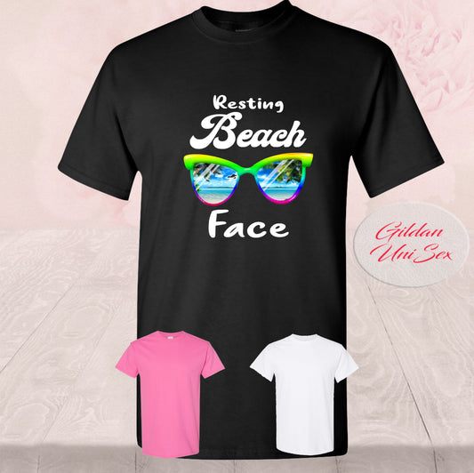 Resting Beach Face, Sun Glasses, Shirts