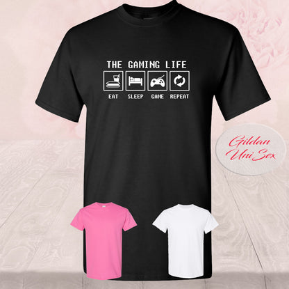 Eat Sleep Game, Gamers Life, Shirt