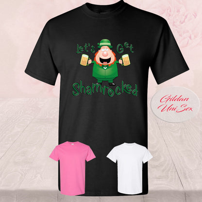 Let's Get Shamrocked  St. Patrick's Day,  T Shirt