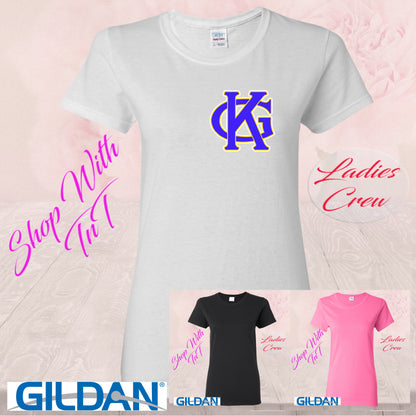 Embroidery KG King George  (Blue) | T-Shirt & Tank Tops