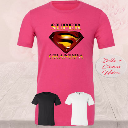 Super Grandpa Superman, T Shirts