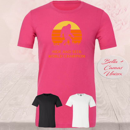 Bigfoot Hide and Seek World Champion, Shirts