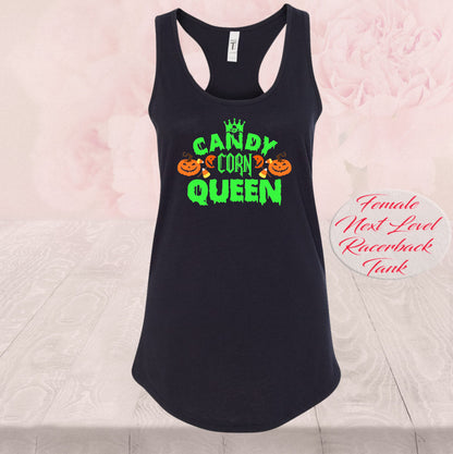 Candy Corn Queen, Halloween, T-Shirt