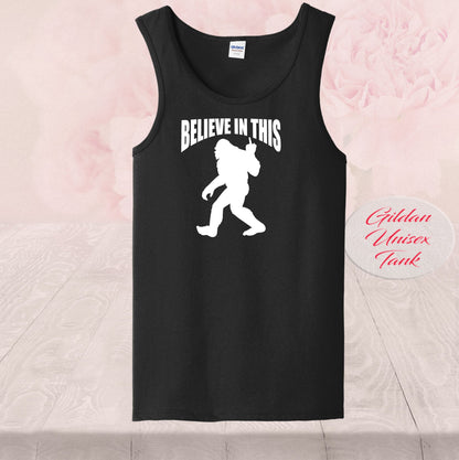 Bigfoot Believe In This, Middle Finger, Shirts