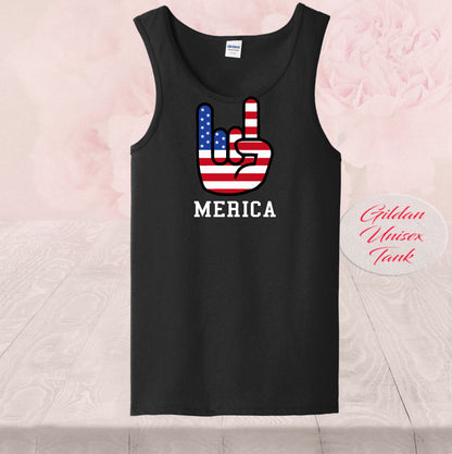 America Rock On American Flag
