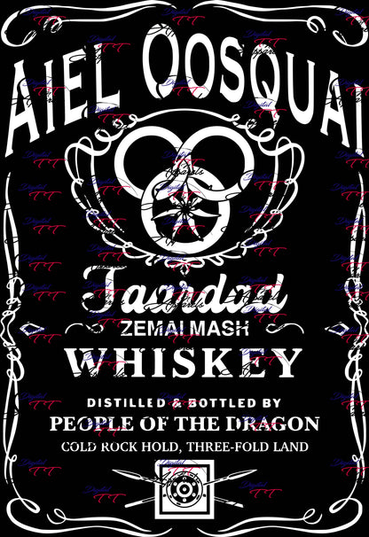 WOT, Wheel Of Time, Aiel Whiskey | Digital PNG "File Only" Instant Download Sublimation