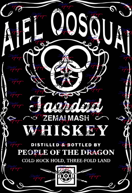 WOT, Wheel Of Time, Aiel Whiskey | Digital PNG "File Only" Instant Download Sublimation