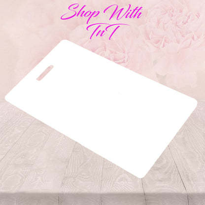 4.25 x 2.5 Bag Tag, Suitcases, bags, backpacks