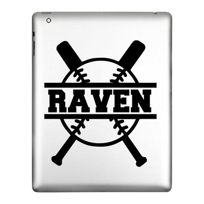 Personalized Baseball Decal Sticker