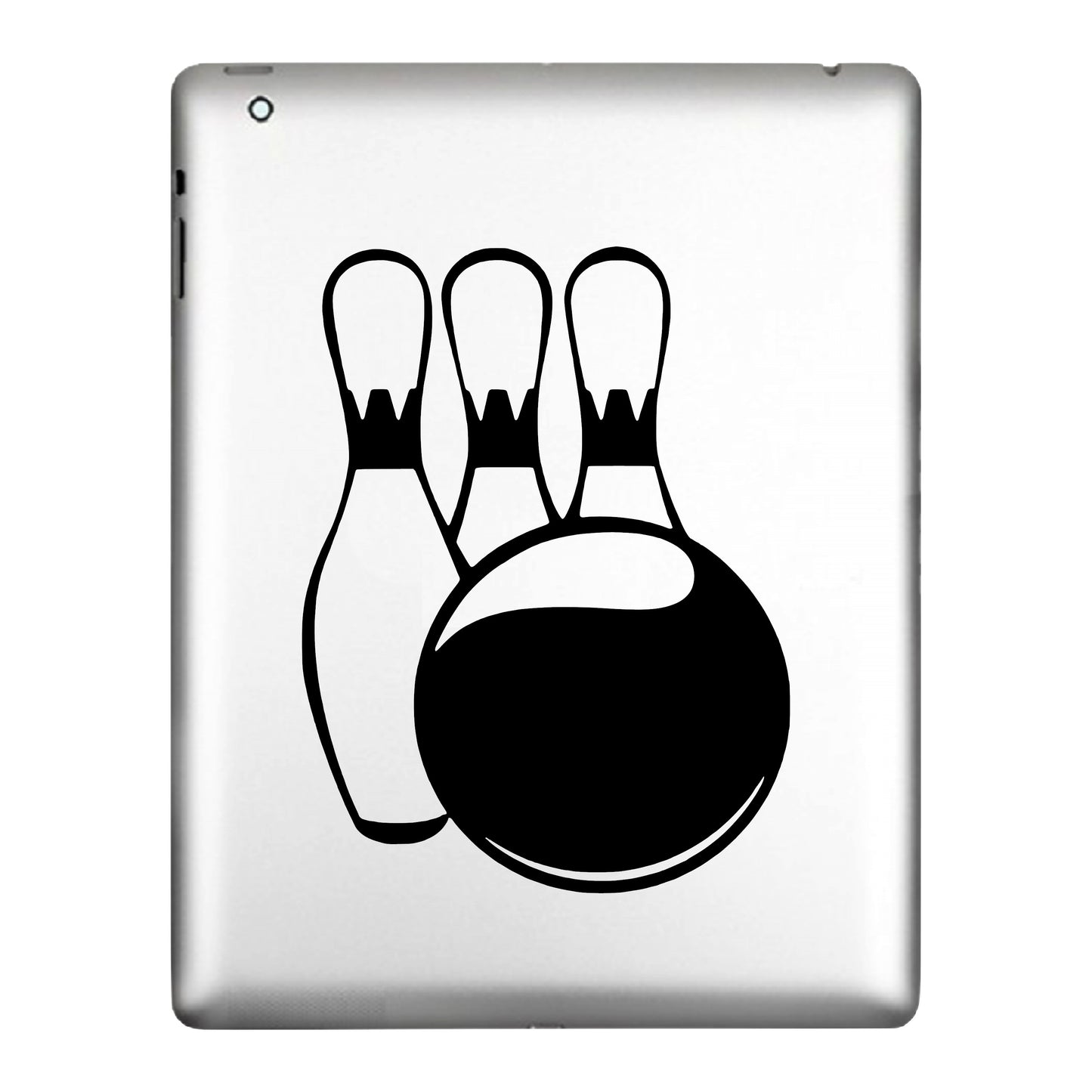 Bowling Ball and Pins, Decal Sticker