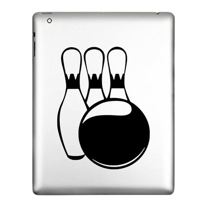 Bowling Ball and Pins, Decal Sticker