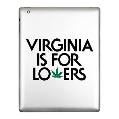 Virginia Is For Lovers, Weed Leaf, Decal Sticker