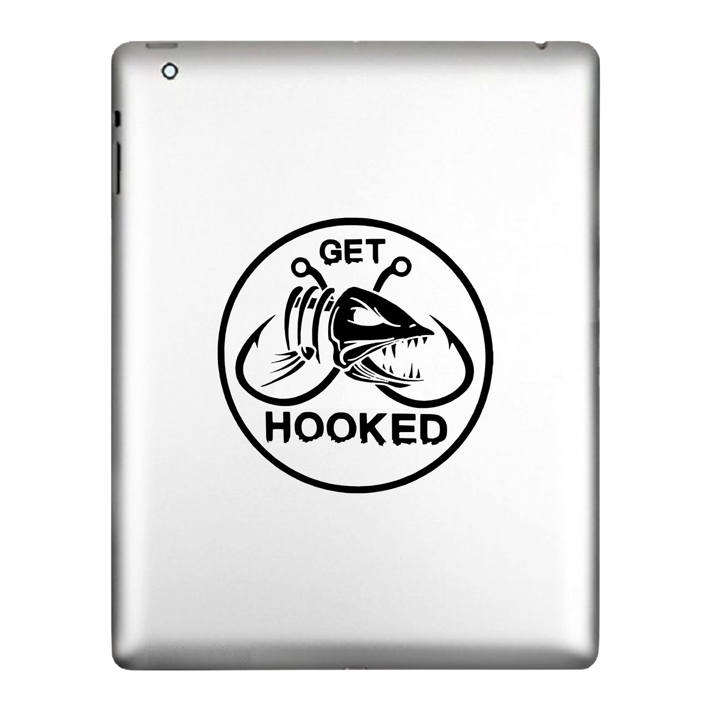 Get Hooked Fishing Sticker Decal