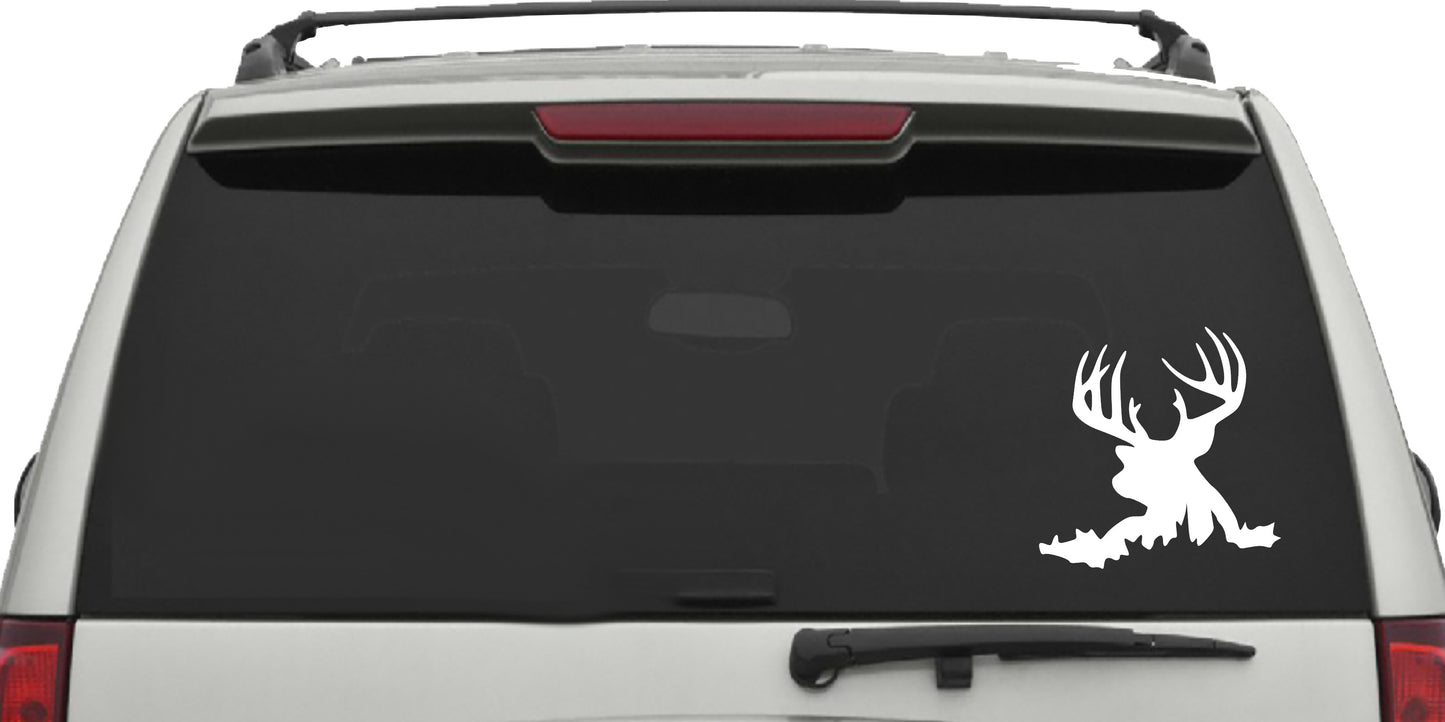 Deer, Elk Head, Sticker Decal