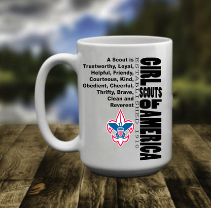 Girl Scouts of America, Scouts Law, 15 oz Mug