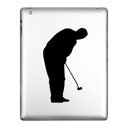 Putting Male Golfer, Decal Sticker